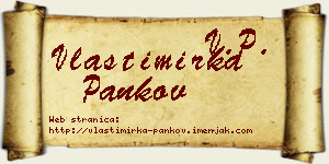 Vlastimirka Pankov vizit kartica